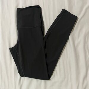 Gray lululemon leggings 28”
